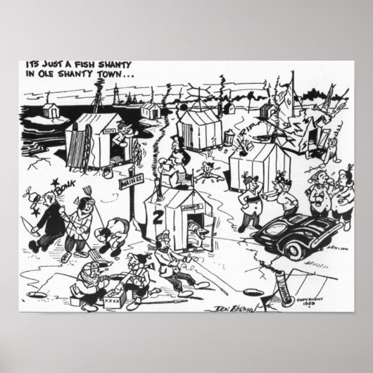 IJsvisserijstad. Poster (Voorkant)