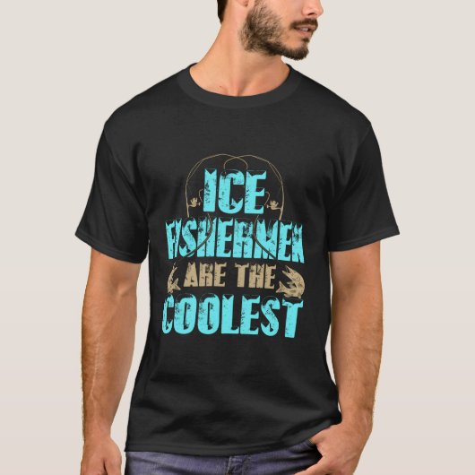 IJsvissers Grappig Gevist lange mouw Shirten voor T-shirt (Voorkant)