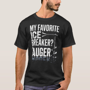 Ijsvissersliefhebber vangt vis Visser T-shirt