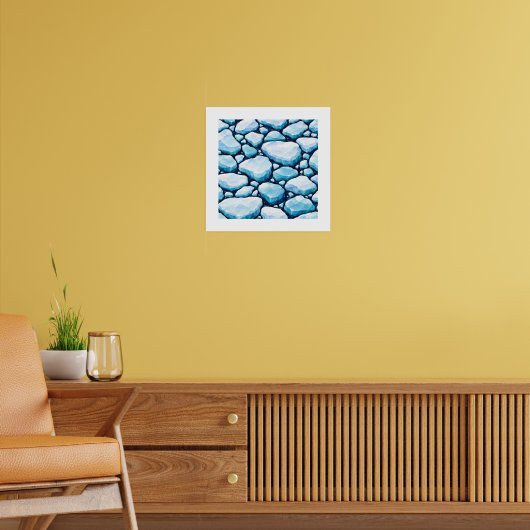 Ijsvlaktes Poster (Woonkamer 2)