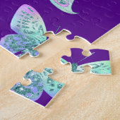  ijsvlinders op Paars Legpuzzel (Zijkant)