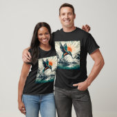 IJsvogel, Ai gegenereerde kunst T-shirt (Unisex)