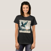 IJsvogel, Ai gegenereerde kunst T-shirt (Voorkant volledig)