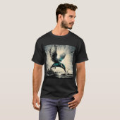 IJsvogel, Ai gegenereerde kunst T-shirt (Voorkant volledig)