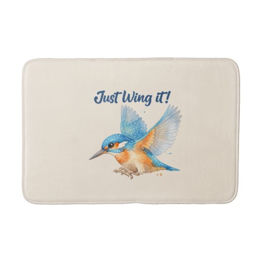 Ijsvogel Badmat (Voorkant)