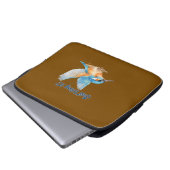 Ijsvogel Badmat Laptop Sleeve (Voorkant onderkant)
