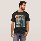 IJsvogel Digitale Kunst T-shirt (Voorkant volledig)