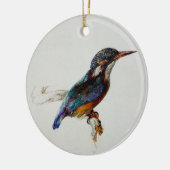 IJsvogel (door John Ruskin) Keramisch Ornament (Links)