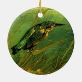 Ijsvogel door Vincent van Gogh Keramisch Ornament (Achterkant)