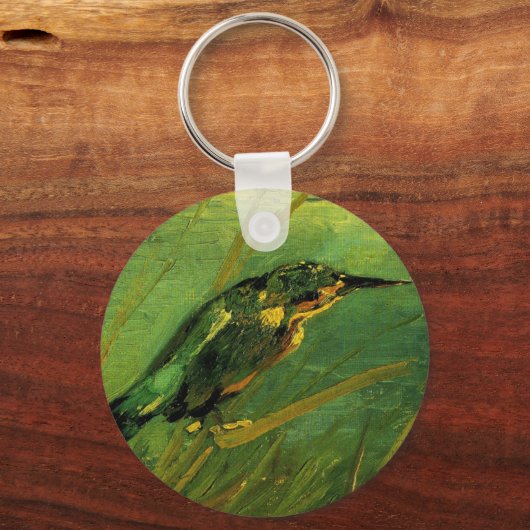 Ijsvogel door Vincent van Gogh Sleutelhanger (Achterkant)