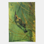 Ijsvogel door Vincent van Gogh Theedoek (Verticaal)