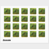 IJsvogel door Vincent van Gogh Vierkante Sticker (Vel)