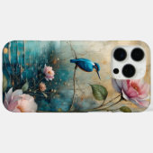 IJsvogel en rozen Case-Mate iPhone Case (Achterkant (horizontaal))