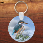 IJsvogel en Wilg Sleutelhanger (Voorkant)