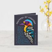 ijsvogel kaart (Gele Bloem)
