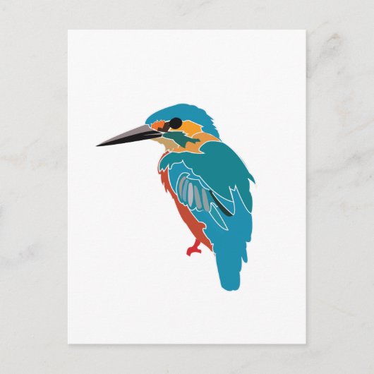 IJsvogel Kunst Briefkaart (Voorkant)