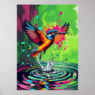 IJsvogel Kunst Poster