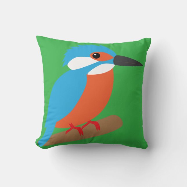 IJsvogel Kussen (Voorkant)