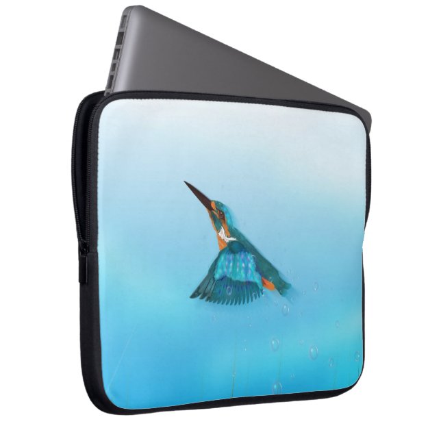 ijsvogel laptop sleeve (Voorkant Rechts)