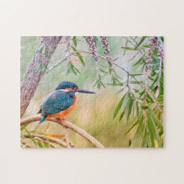 IJsvogel Natuurlijke Vogel Wilde Dieren Bomen Legpuzzel