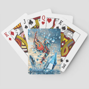 ijsvogel pokerkaarten