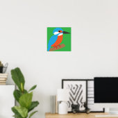 IJsvogel Poster (Thuiskantoor)