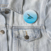 IJsvogel Ronde Button 5,7 Cm (In situ)