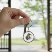 Ijsvogel Splash Sleutelhanger