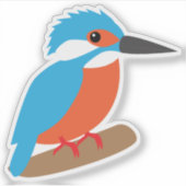 IJsvogel Sticker (Voorkant)