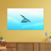 ijsvogel Vogel Canvas Afdruk (Insitu (Woonkamer))