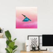ijsvogel Vogel Poster (Thuiskantoor)