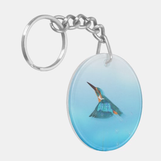 ijsvogel vogel sleutelhanger (Voorkant Links)
