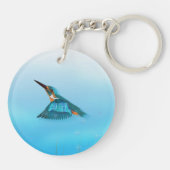 ijsvogel vogel sleutelhanger (Achterkant)