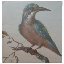 Ijsvogel Vogel Stoffen Servetten