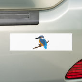 ijsvogel wacht op liefde vreugde bumpersticker (Op auto)