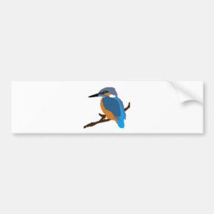 ijsvogel wacht op liefde vreugde bumpersticker