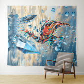 Ijsvogel Wandkleed (In Situ (horizontaal))