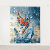 Ijsvogel Wandkleed (Voorkant)