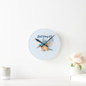 IJsvogel Wandklok (Huis)
