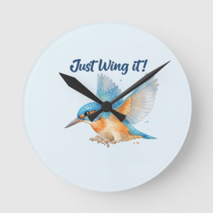 IJsvogel Wandklok