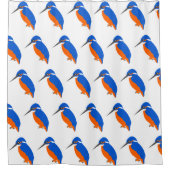 IJsvogelontwerp Douchegordijn (Voorkant)