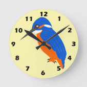 IJsvogelontwerp Ronde Klok (Voorkant)