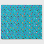 IJsvogels Cadeaupapier (Vlak)