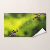 ijsvogels op takken bad handdoek (Handdoek)
