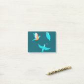IJsvogels Post-it® Notes (Op bureau)