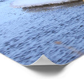 IJsvorming met waterposter Poster (Hoek)