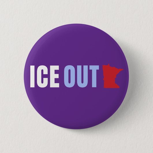 IJsvrij Anti Trump Ronde Button 5,7 Cm (Voorkant)