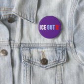 IJsvrij Anti Trump Ronde Button 5,7 Cm (In situ)