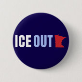 IJsvrij anti-Trump Ronde Button 5,7 Cm (Voorkant)