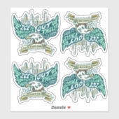 IJsvrij / Ga Vogels Stickers (Vel)
